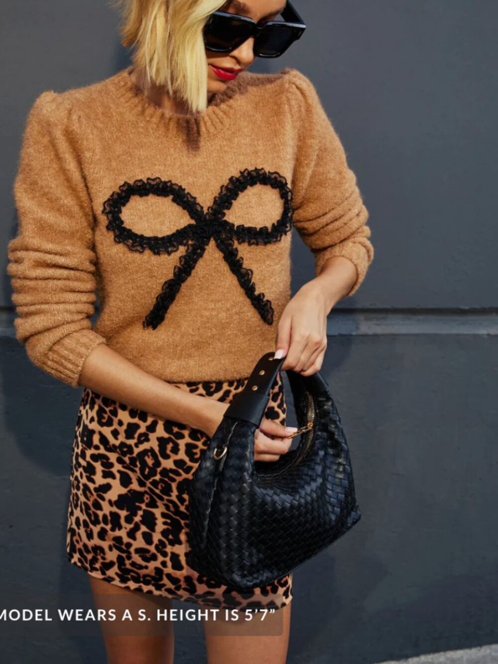 Only Yours Lace Bow Pullover Sweater | Vici